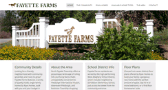 Desktop Screenshot of fayettefarms.com